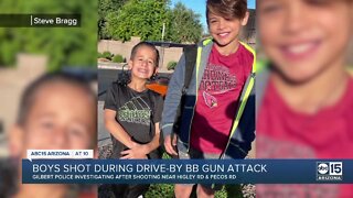 Boys shot during drive-by BB gun attack