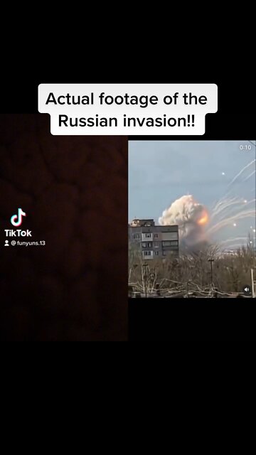 Real Footage Of The Ukraine Invasion. Pray For Ukraine