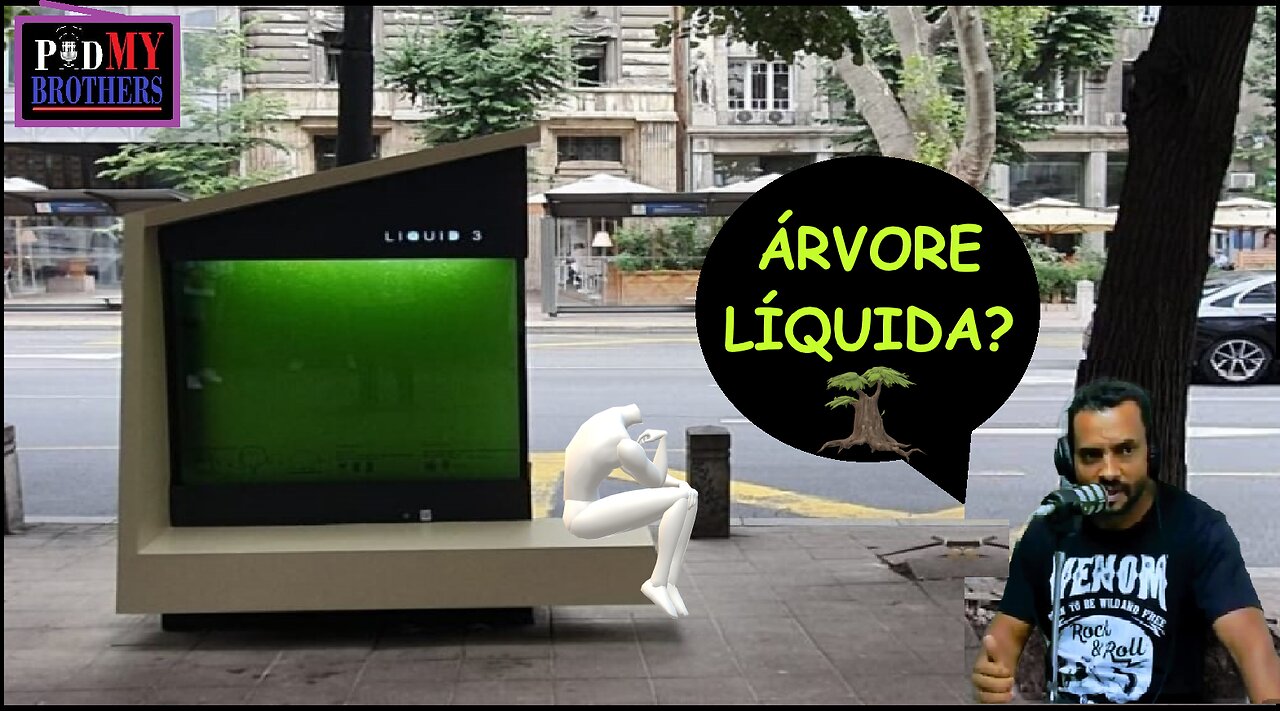 ÁRVORE LÍQUIDA PURIFICA O AR DAS GRANDES CIDADES...