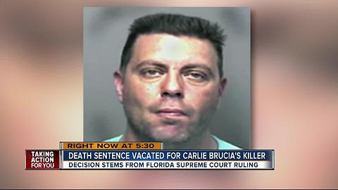 Death sentence for Carlie Brucia's killer is vacated, 11-year-old murdered in Sarasota in 2004