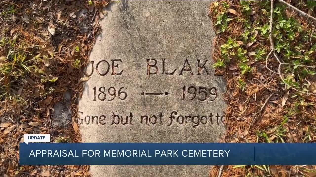 City of Tampa hiring appraiser to determine value of Memorial Park Cemetery