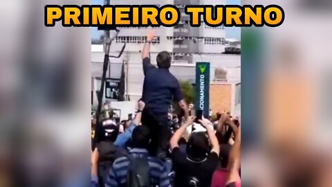 Bolsonaro no primeiro turno em nosso Brasil amado