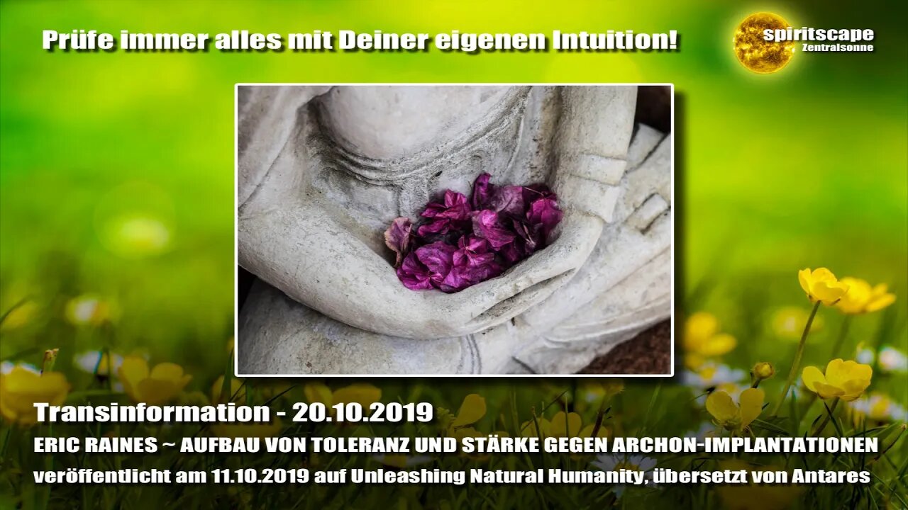 AUFBAU VON TOLERANZ UND STÄRKE GEGEN ARCHON-IMPLANTATIONEN - Transinformation.net