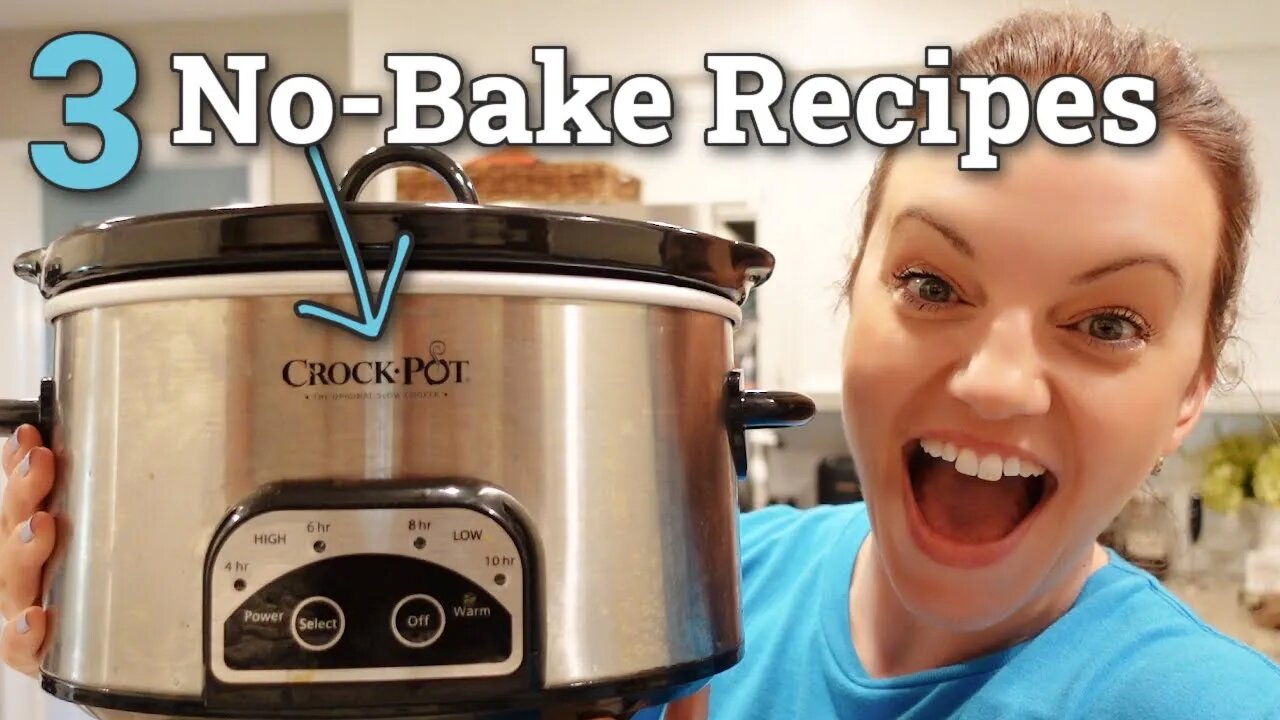 3 DINNER RECIPES THAT WON'T HEAT UP YOUR KITCHEN! | CROCKPOT MEALS | NO. 137