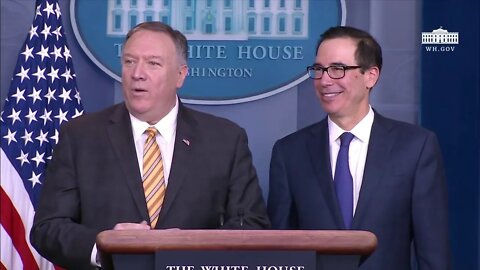 🔴👀🔴 Press Briefing with Secretary Pompeo and Secretary Mnuchin