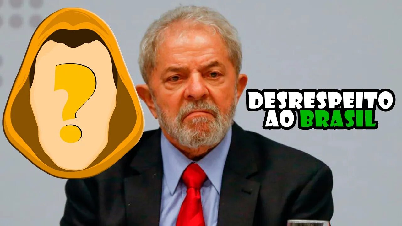 Lula um exemplo de desrespeito ao Brasil #DesrespeitoaoBrasil #DesrespeitoasMulheres