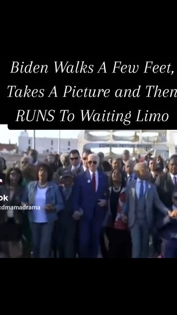 Biden the fake protestor