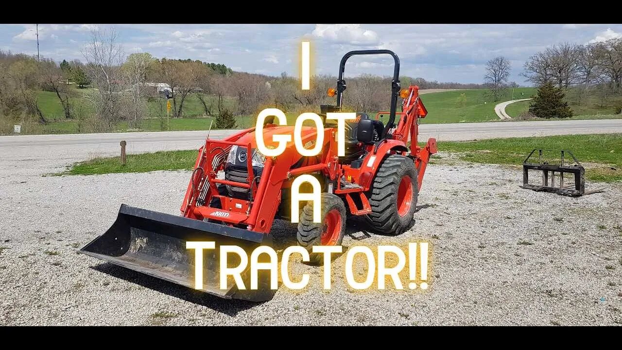 My New Kioti Tractor!! My First Tractor!