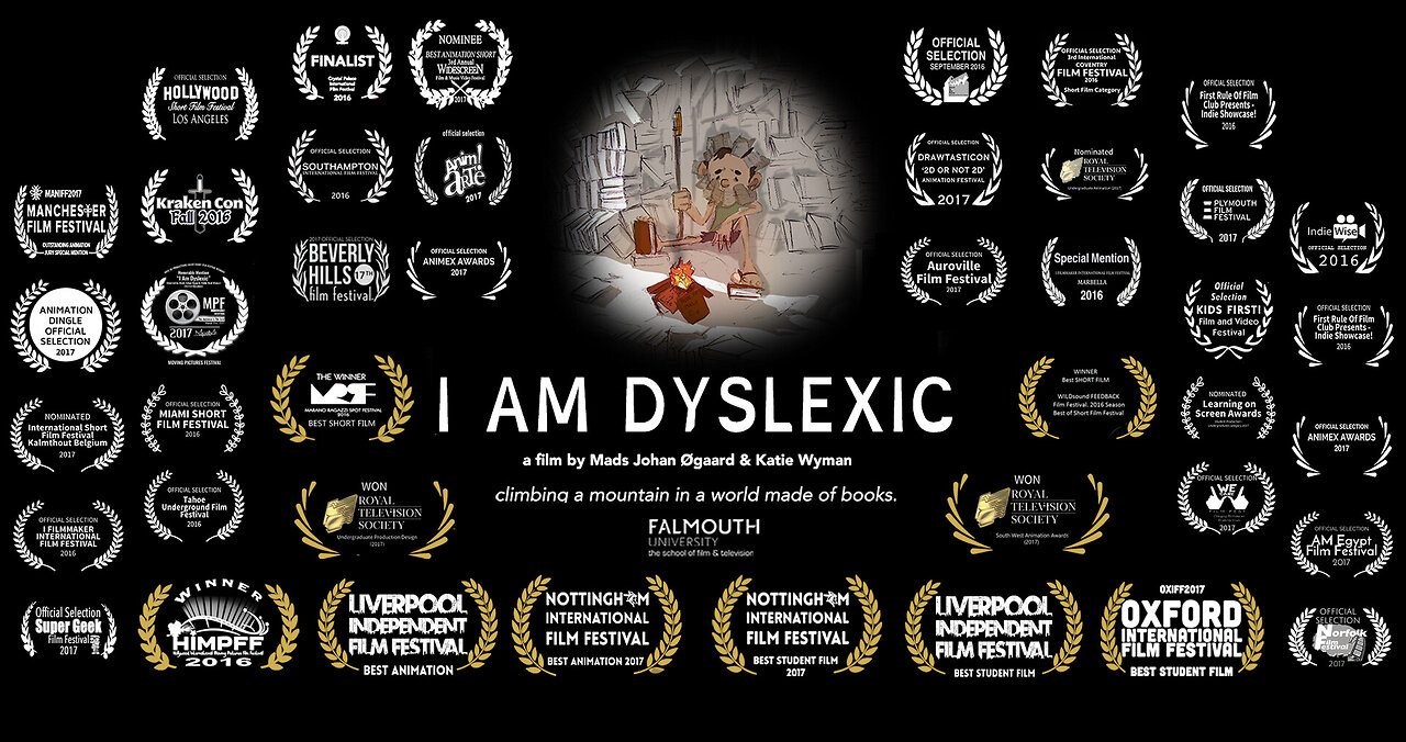 I AM DYSLEXIC - Short Animated Student Film