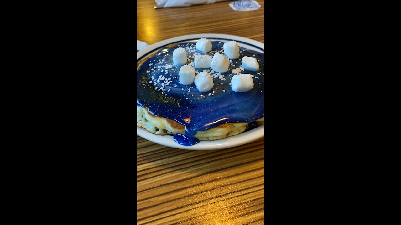 IHOP Winter Wonderland pancakes