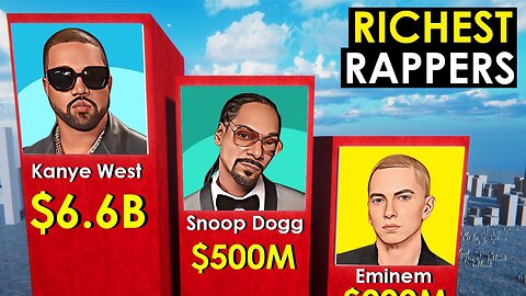 Comparison_ Richest Rappers 2023