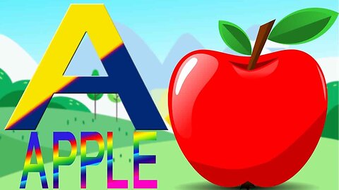 Phonics song for toddlers Abc song a for apple b for ball c for cat