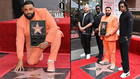 DJ Khaled Gets Jay-Z & Diddy To Attend His Walk Of Fame Ceremony! ⭐️