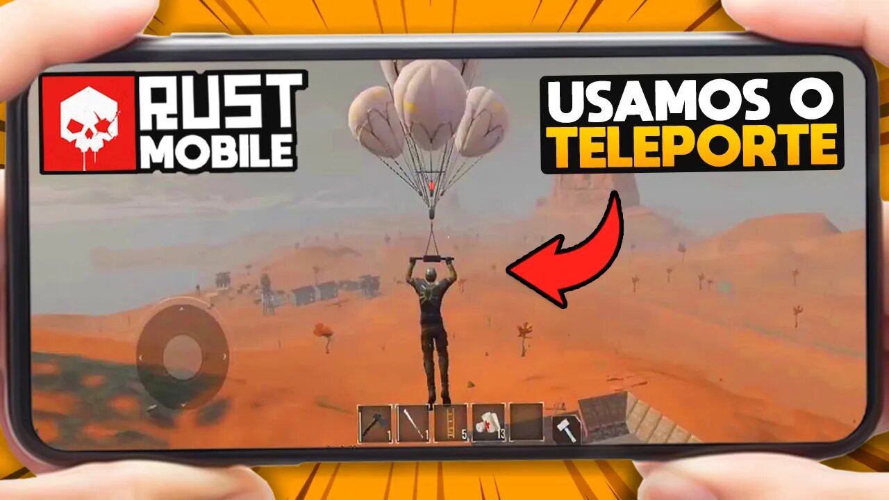 PROJECT EVO - TESTAMOS O TELEPORTE ( RAID COM C4 ) - RUST MOBILE