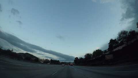 Blasian Babies DaDa Commutes From San Diego To Corona And Back (2.7K Time Lapse Up Angle)
