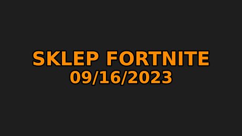 Sklep Fortnite #1 09/16/2023