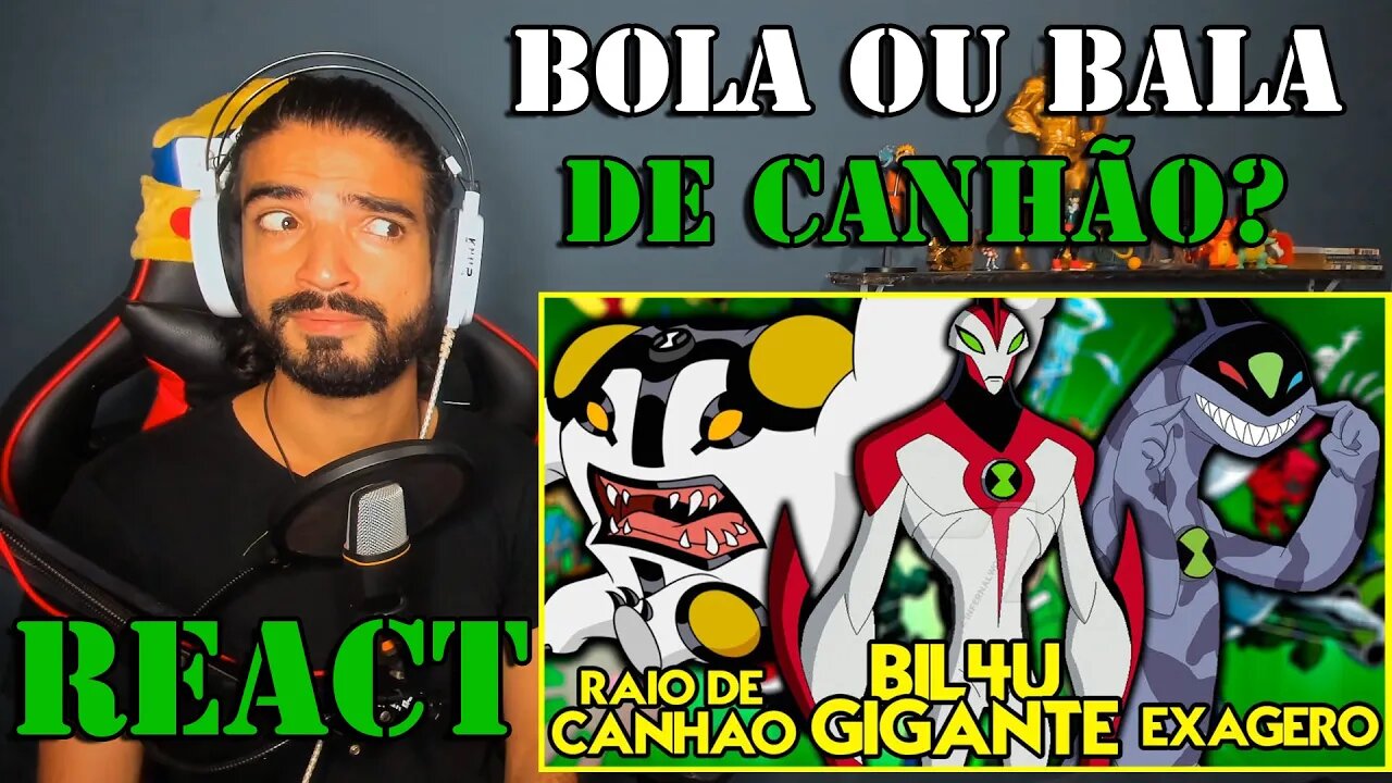 YERIK REACT - TODOS OS ALIENS DE BEN 10 QUE TIVERAM MAIS DE UM NOME!!!