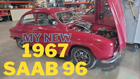 Joining the Vintage gang With my 1967 Saab 96 2 stroke