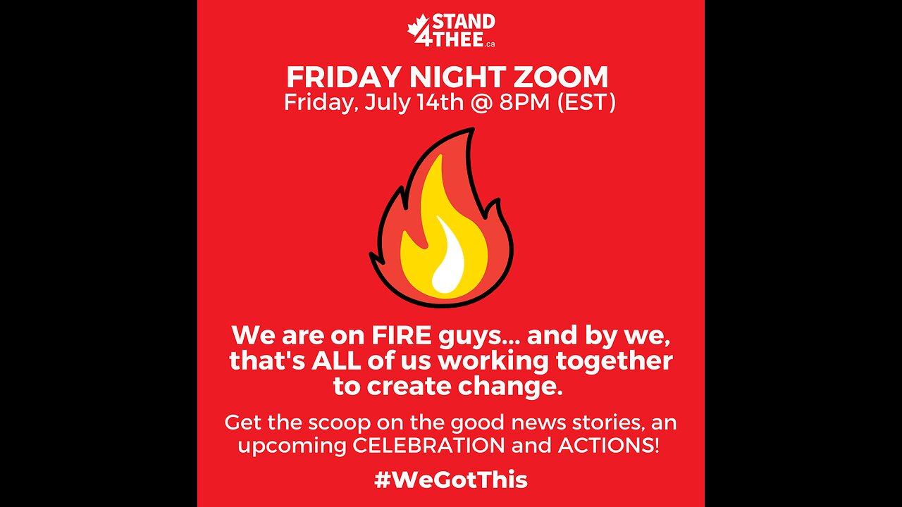 Stand4THEE Friday Night Zoom July 14 2023