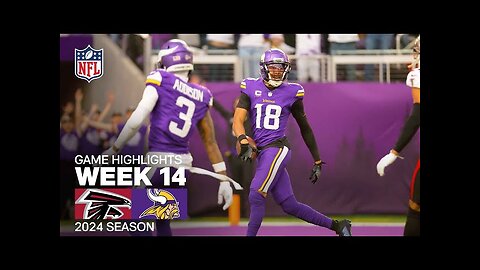 Atlanta Falcons vs. Minnesota Vikings | 2024 Week 14 Game Highlights