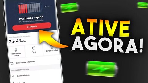 É SÓ ATIVAR ISSO! SUA BATERIA VAI DURAR 3x MAIS!