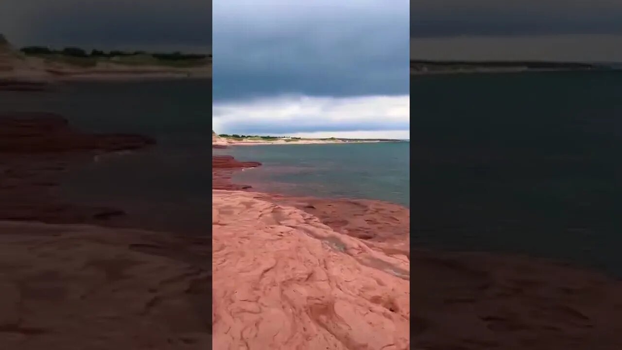 Before a thunderstorm hit the beach