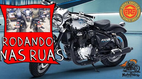 AGORA VAI… NOVA SHOTGUN 650 ROYAL ENFIELD já está rodando nas RUAS