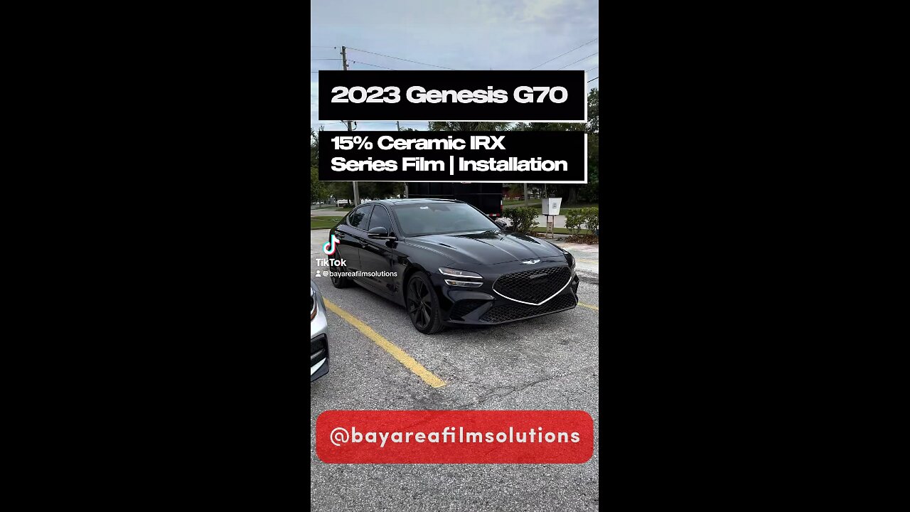 2023 Hyundai Genesis G70 | Installing 15% Ceramic IRX