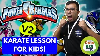 Learn Karate At Home 10 Minutes | Power Rangers Part 2 | Dojo Go! (Week 64)