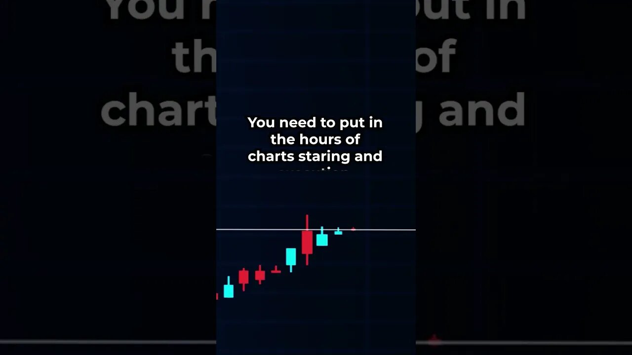 You can't cut corners in trading.