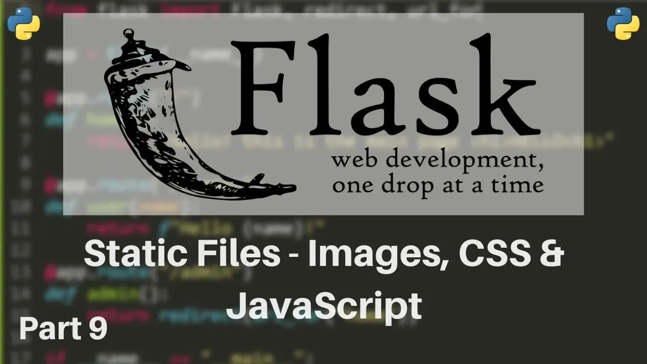 Flask Tutorial #9 - Static Files (Custom CSS, Images & Javascript)