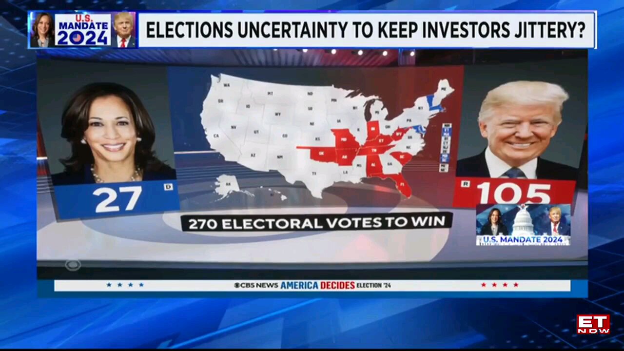 US Mandate 2024: Trump Bags Strong Lead; What's The Poll Picture Like In Big States? ET Now