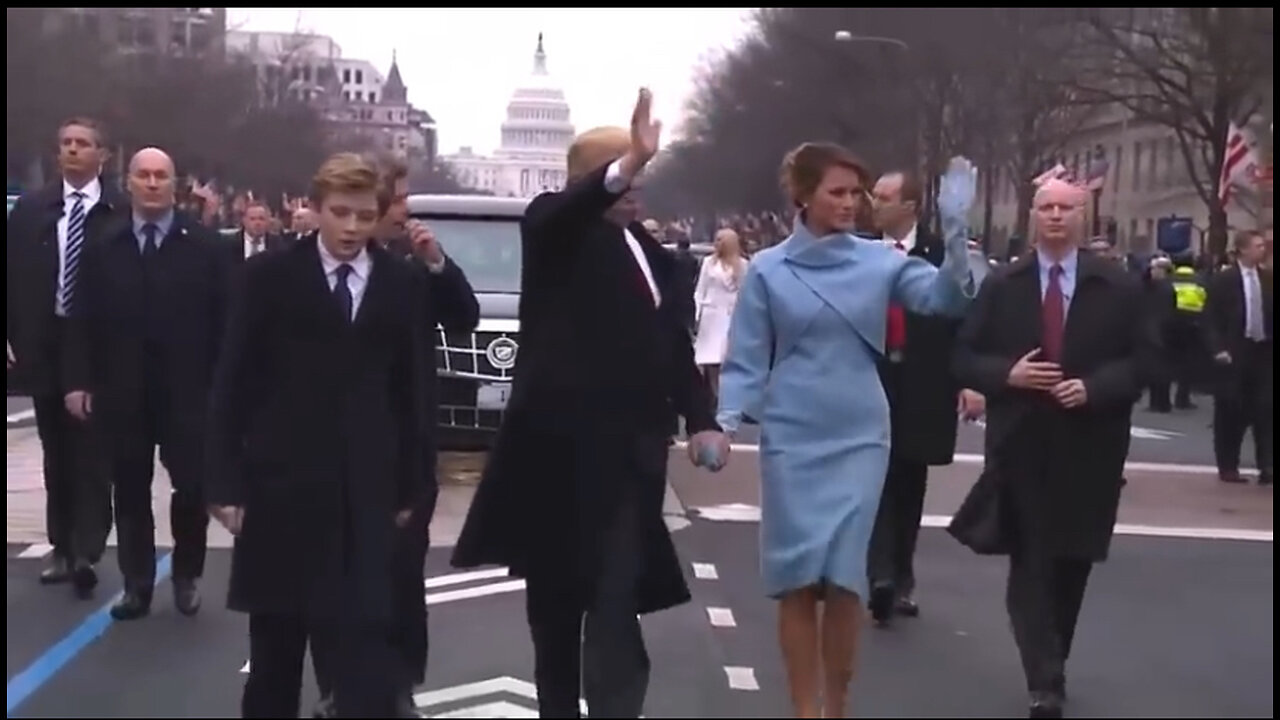 Donald Trumps 2017 Inaugural Parade and Walk