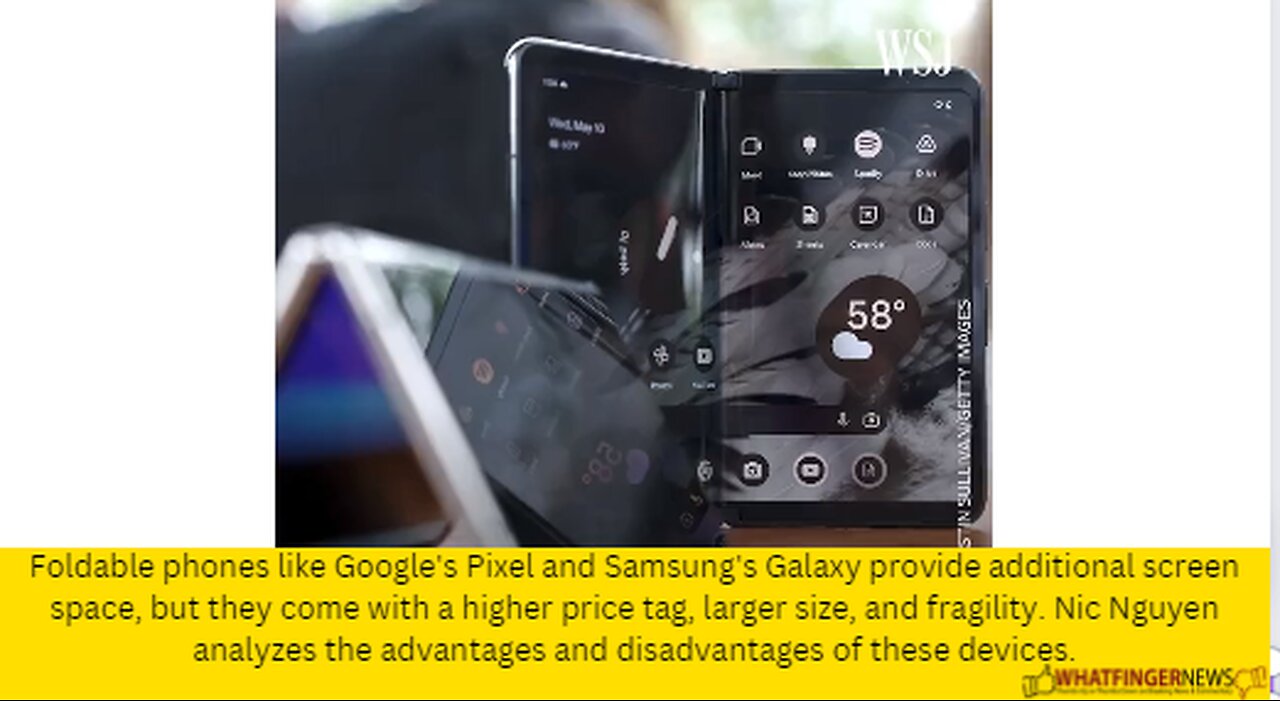 Foldable phones like Google's Pixel and Samsung's Galaxy provide additional screen space