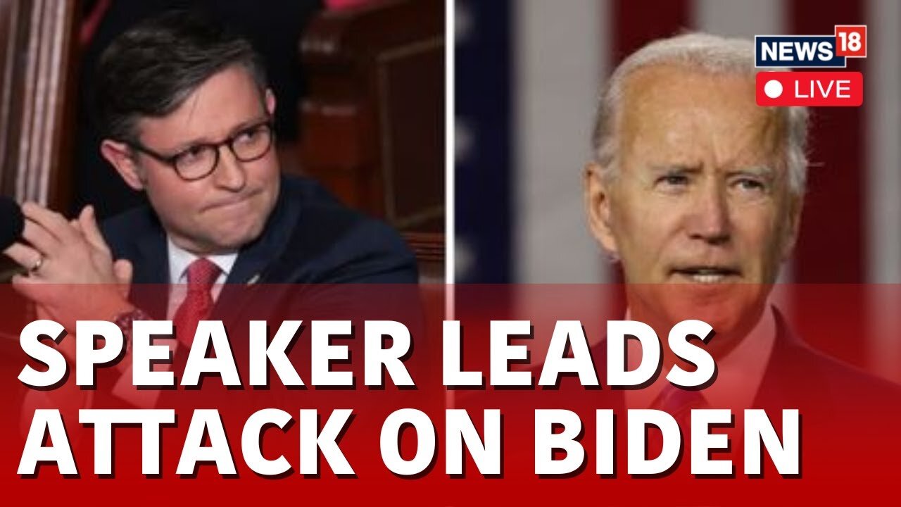 Joe Biden Vs Mike Johnson | USA News LIVE | Mike Johnson, Stefanik, Fischbach Hold Press Conference