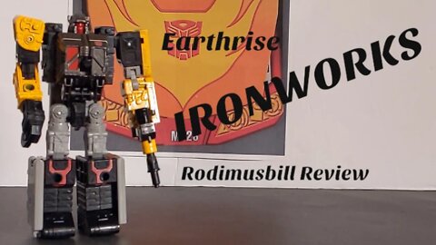 Transformers Earthrise IRONWORKS Deluxe War For Cybertron Figure Review