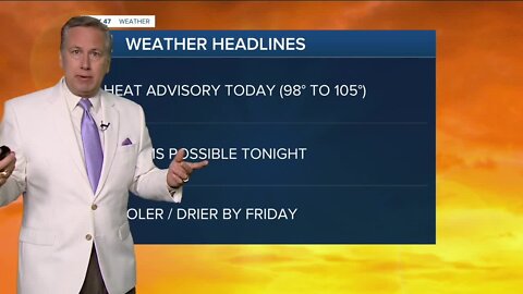 Today's Forecast: Hazy, hot, humid conditions continue