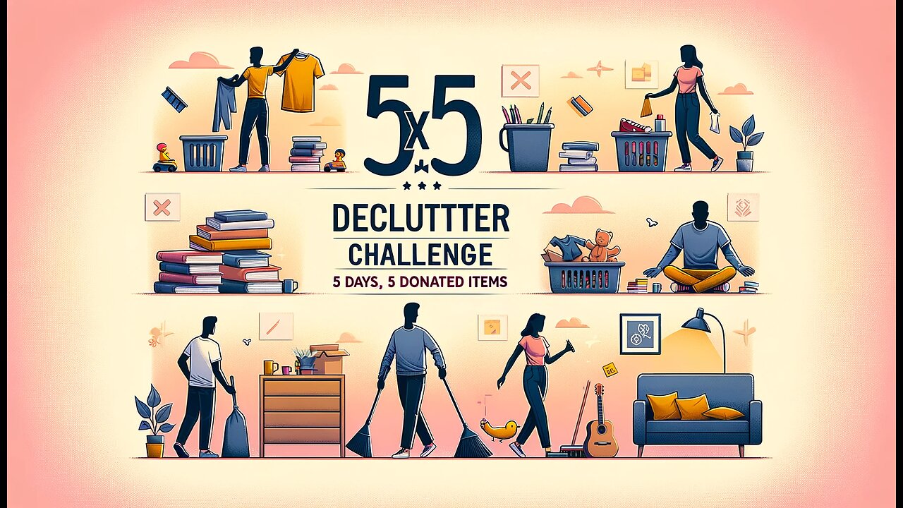 How to decluttering your life: 5 Items, 5 days: 5x5 Declutter Challenge