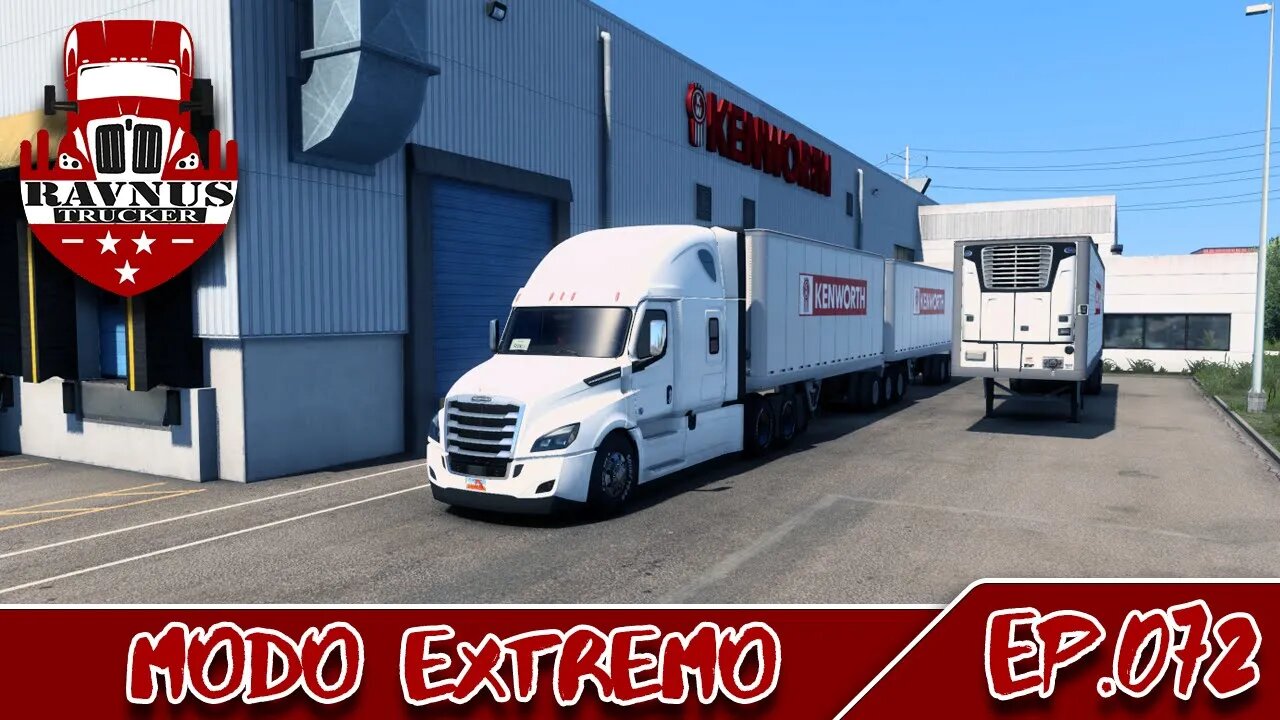 【Modo: Extremo】【Ep.72】【ATS 1.45】Puxando carga da fabrica da Kennworth