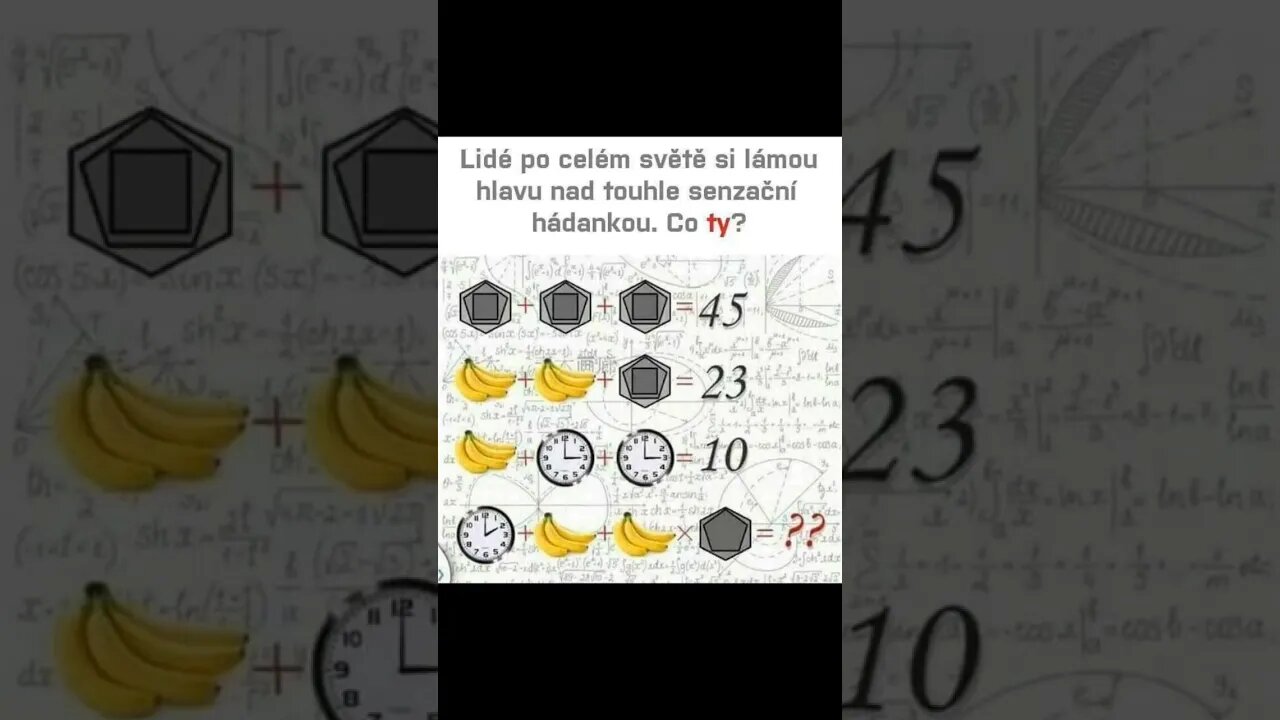 LIDÉ po celém SVĚTĚ si lámou HLAVU nad touhle senzační HÁDANKOU! Co TY?#funny #shorts #viral #iqtest