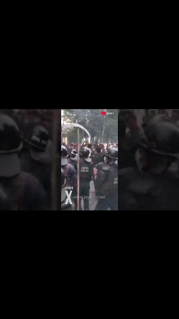 #Nepal police fire teargas to break up fuel price protests. #shorts