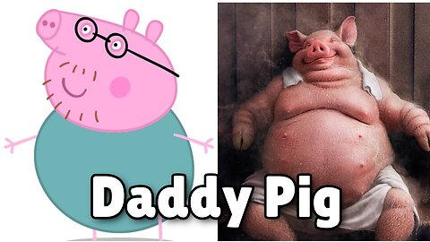 Funny daddy pig