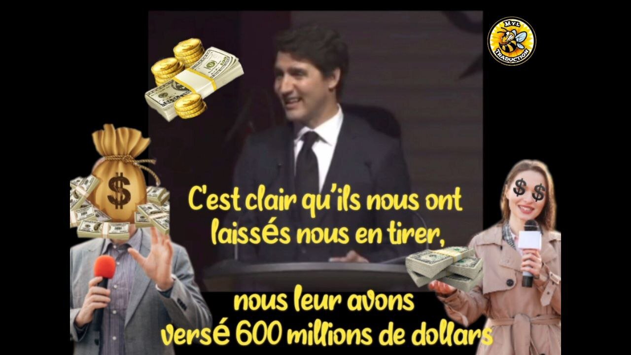 C'est clair qu’ils nous ont laissés nous en tirer, nous leur avons versé 600 millions de dollars.