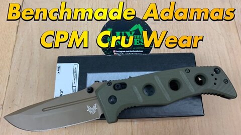 Benchmade Adamas CPM CruWear /includes disassembly/ the big dog just got better !