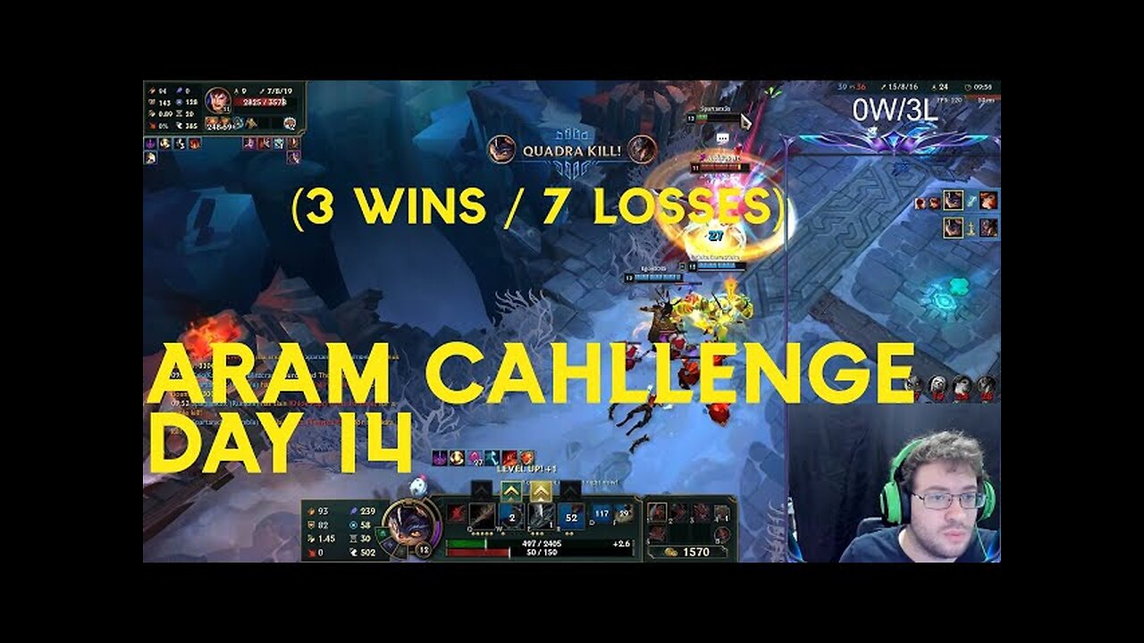 Escaping Bots and Smurfs Day 14 ARAM Challenge Level 30 Within Reach