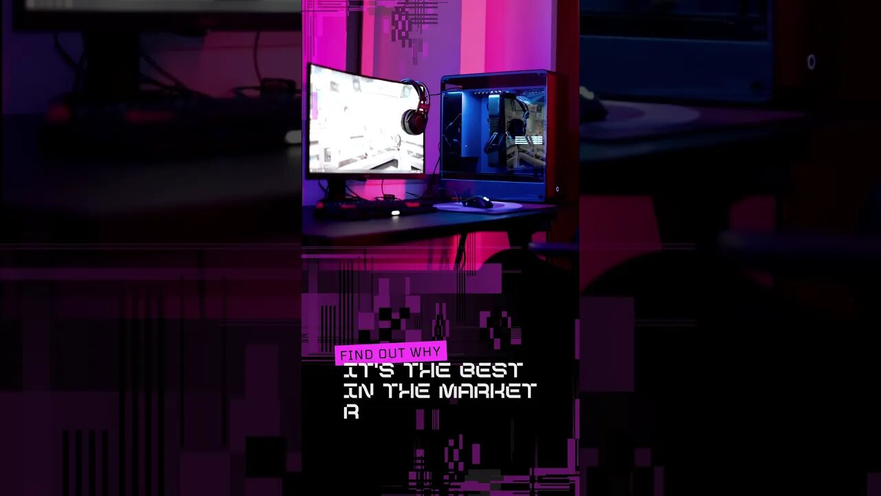 Black and Purple Digital Glitch Tech YouTube Shorts #digital #glitch #tech