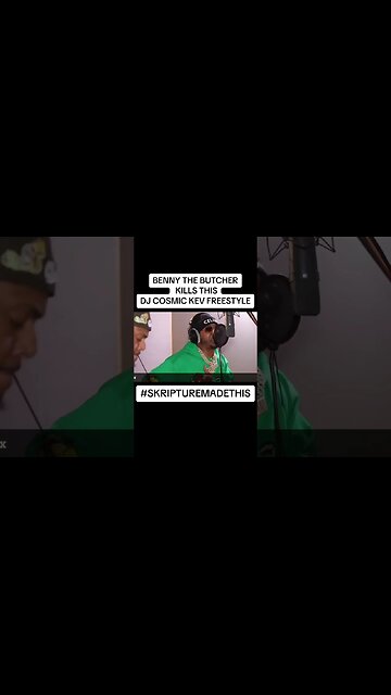 REMIX: BENNY THE BUTCHER Freestyling on DJ COSMIC KEV's SHOW