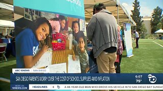 San Diego parents worry over the cost of school supplies amid inflation