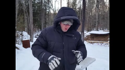 Polymer 80 Holster Draw Shoot in 10° - winter gloves