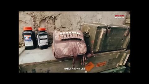 Russian Troops Seize Huge Amounts Of Weapons & Munitions That Ukrainian Forces Distributed